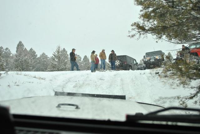 The "few" who made it to the top of the hill.