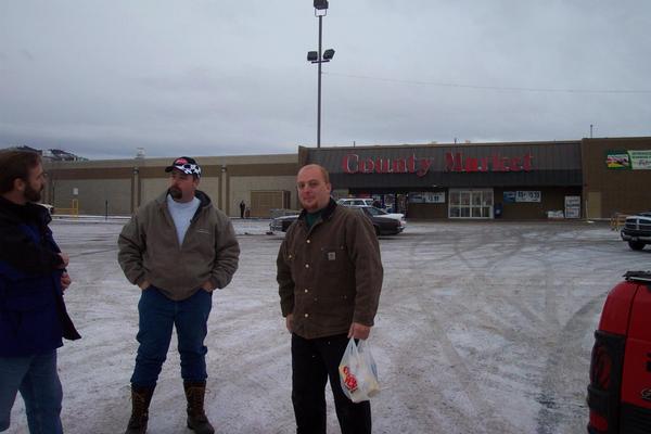 L-R, Doug Herold, Ben's friend Tad, Ben Palmer
