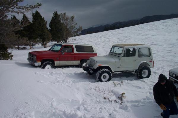 Ryan's K5 and Leonard's CJ7