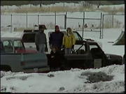 Some Frontier members watch from the pits - Dennis, Ben, Tricia