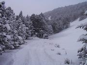 Ryan and Marisa's Chevota up the trail..