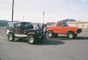 Bryan's Jeep, and Don's Bronco