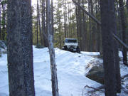 Chris Moore, coming over the ridge