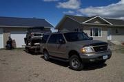 Blair\'s Ford behind his Expedition