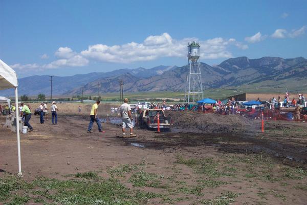 Misko getting muddy