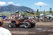 M4x4A President Dick Riebe lines up for an exhibition pass