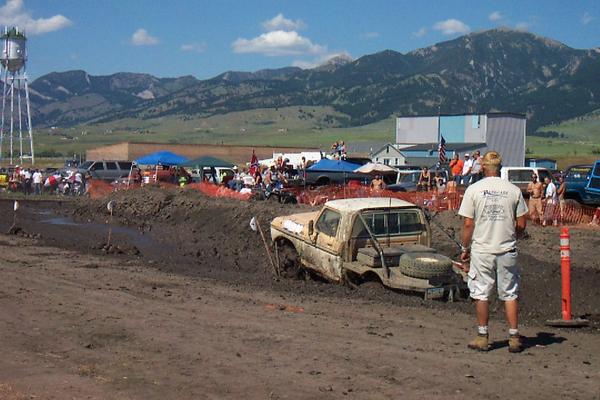 Bill Pries takes "Little" through the pit