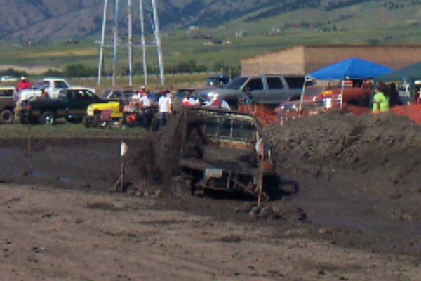 Bill Pries takes "Little" through the pit