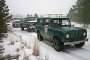 It started snowing!