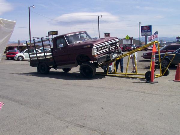 Rich Burnside (in Frank's pickup) - F250 - 616, 9th