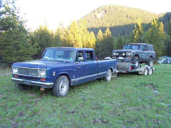 Tom Mandera trailered his Scout down from Helena
