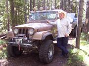 Jim Anderson and his Jeep