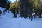 MIke Kelly falls off the road first