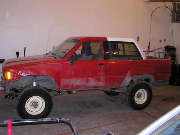 Window frame back on. Bondo time.