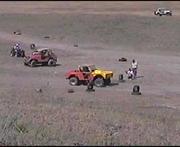 Since the Rough Rider Scout broke an exhaust valve spring, Mike Jongeling offered Don Gordon the chance to drive his yellow and 