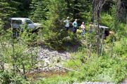 The search for more 4 wheeling in upper Nine Mile - July 2002