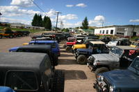 Bird's eye view from the bed of the 'Mog