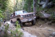 Doug Misko throttles the Bronco up.