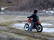 Eric's new dirt bike