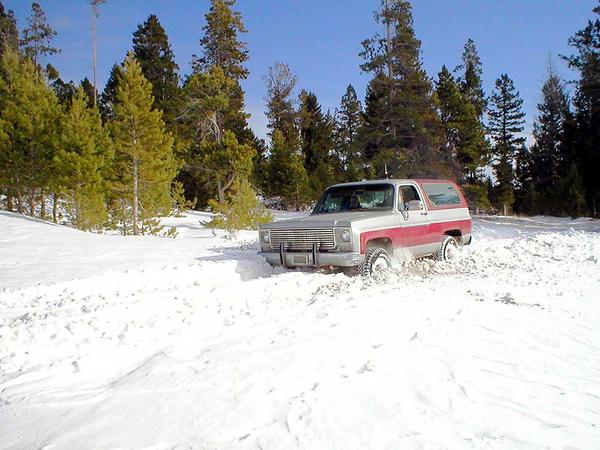 Hittin' the snow!