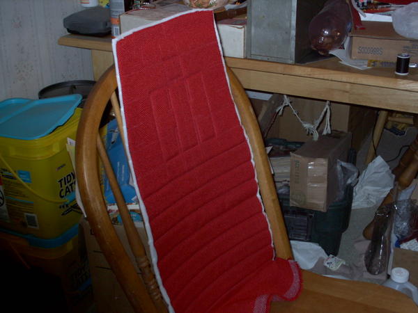 New center section of seat back, notice the "IH"?