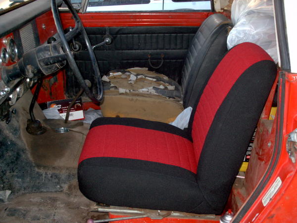 Notice the difference between it and the other seat? I thought so...:)
