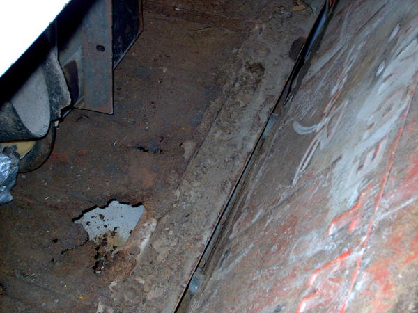 Don't want to let your tools roll around on this floor!