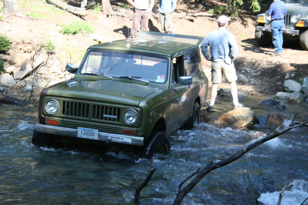 Tom Mandera, stuck in the Creek Crossing