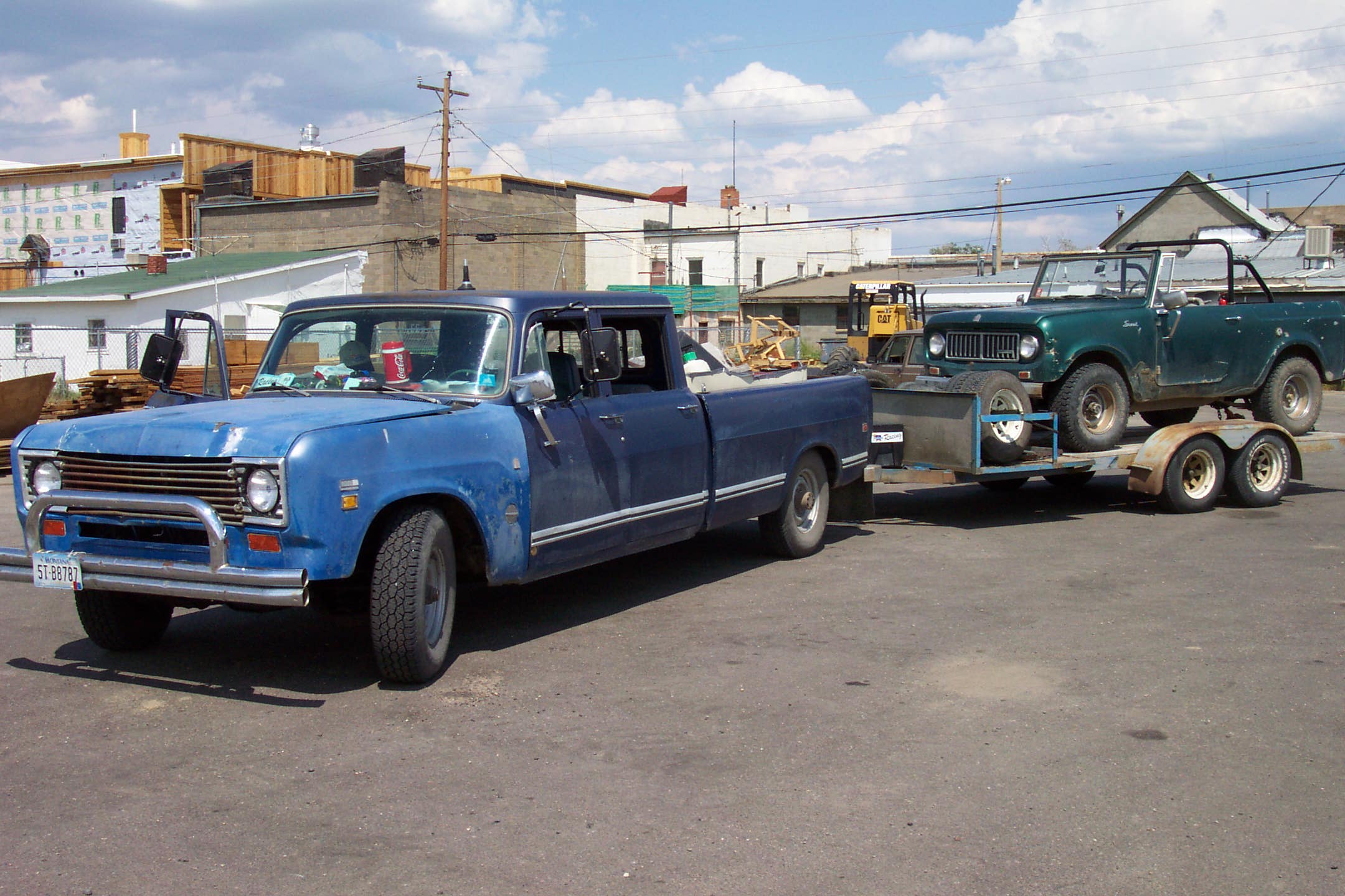 On the road to Colorado, July 2003, after the hit n' run.