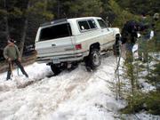 P3300022 - Another stuck.
This hill is slick!