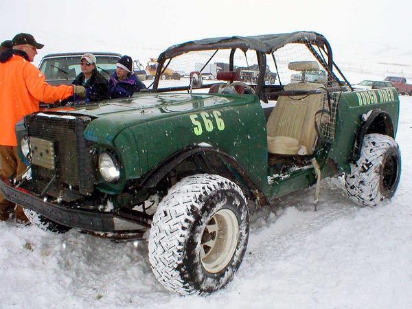 P2080016 Gordon Family of Helena's 1963 Scout 80, "Rough Rider" ready for action.  The Gordon's have been campaigning 