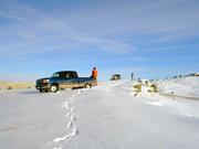 P2080041 Don Gordon at his "spotting post" with the F-150.
Doug and Janet Herold at the top of the hill.