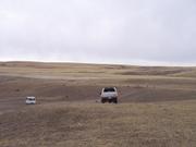 Dennis takes off from the pit area