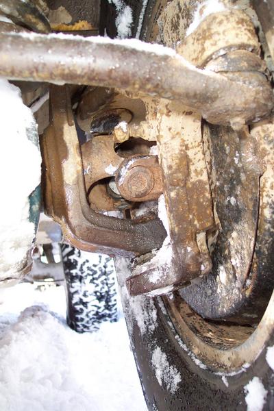 (one of) Mike Kelly's broken axle joints