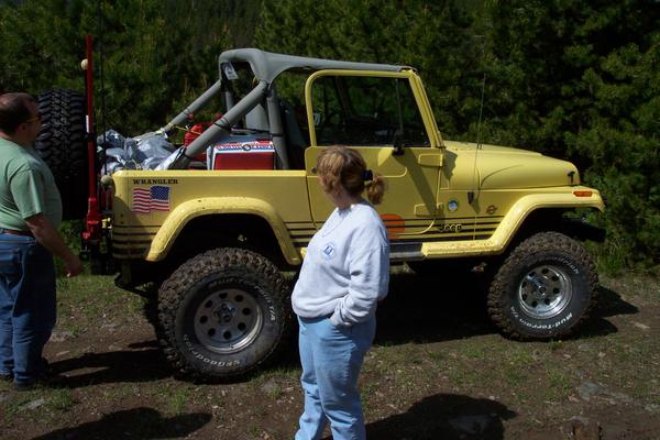 Pat and Jan and their Jeep